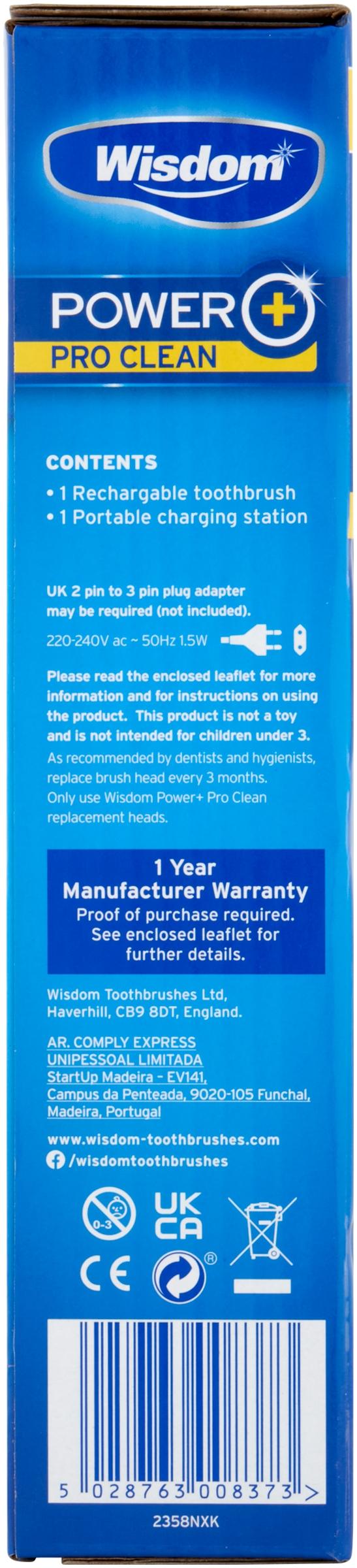 Power+ Pro Clean Rechargeable Toothbrush - Image 5