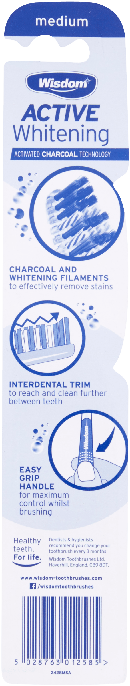 Active Whitening Charcoal Toothbrush Medium - Image 3