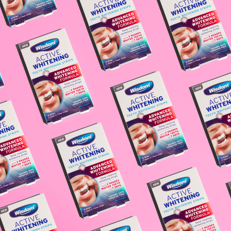 Active Whitening Strips Wisdom Toothbrushes 