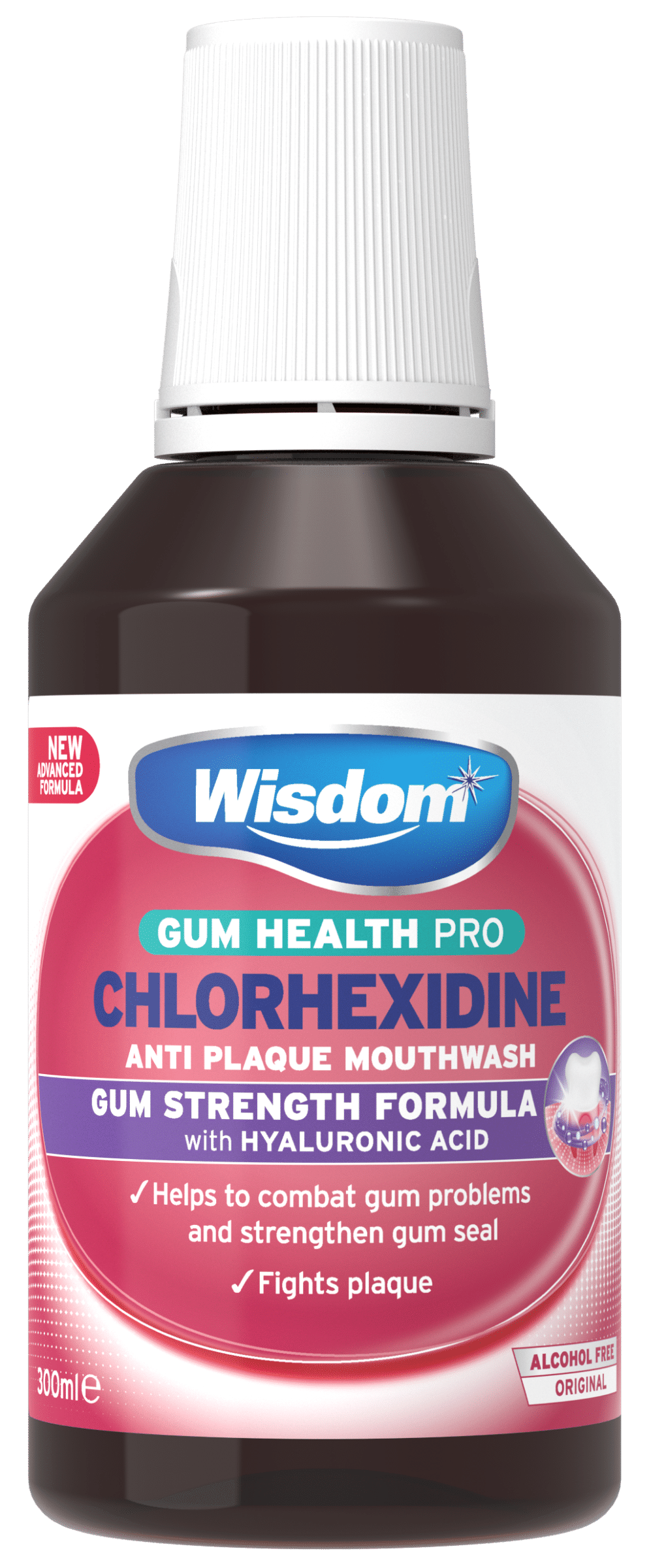 Gum Health Chlorhexidine Alcohol Free with hyaluronic acid 300ml – Original